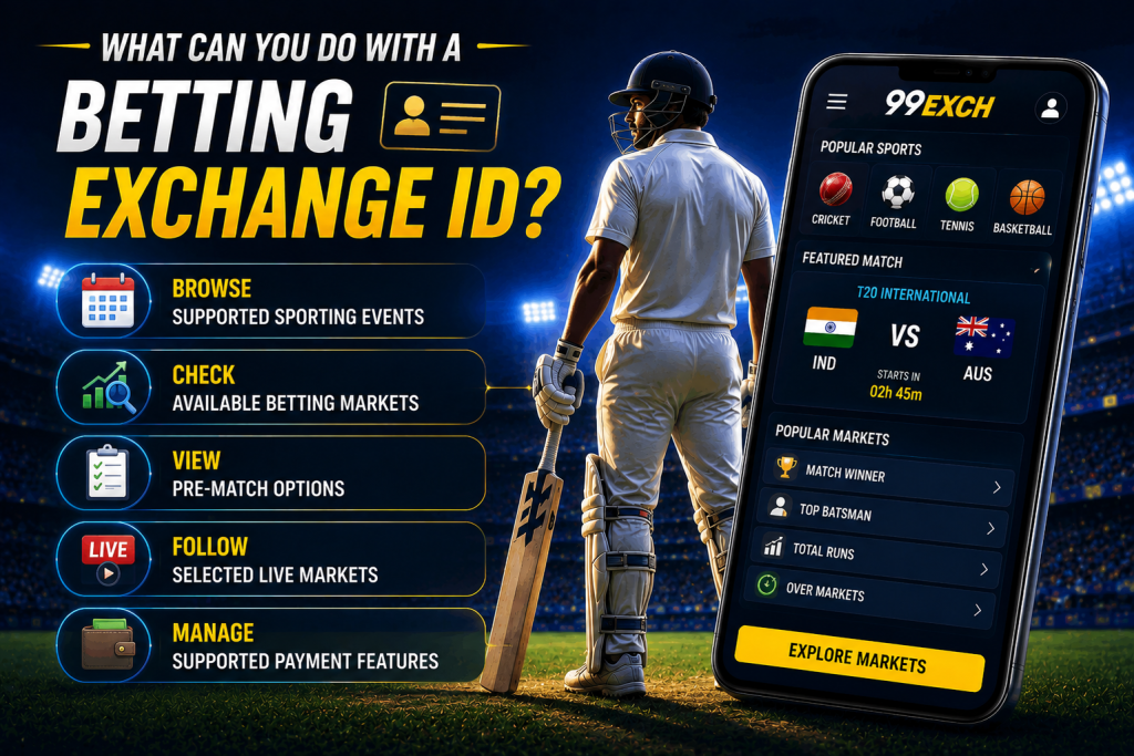 What you can do with the 99 Exchange app — sports, casino and wallet