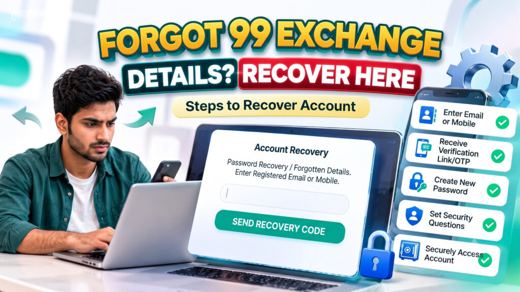 Forgot 99 Exchange Login Details